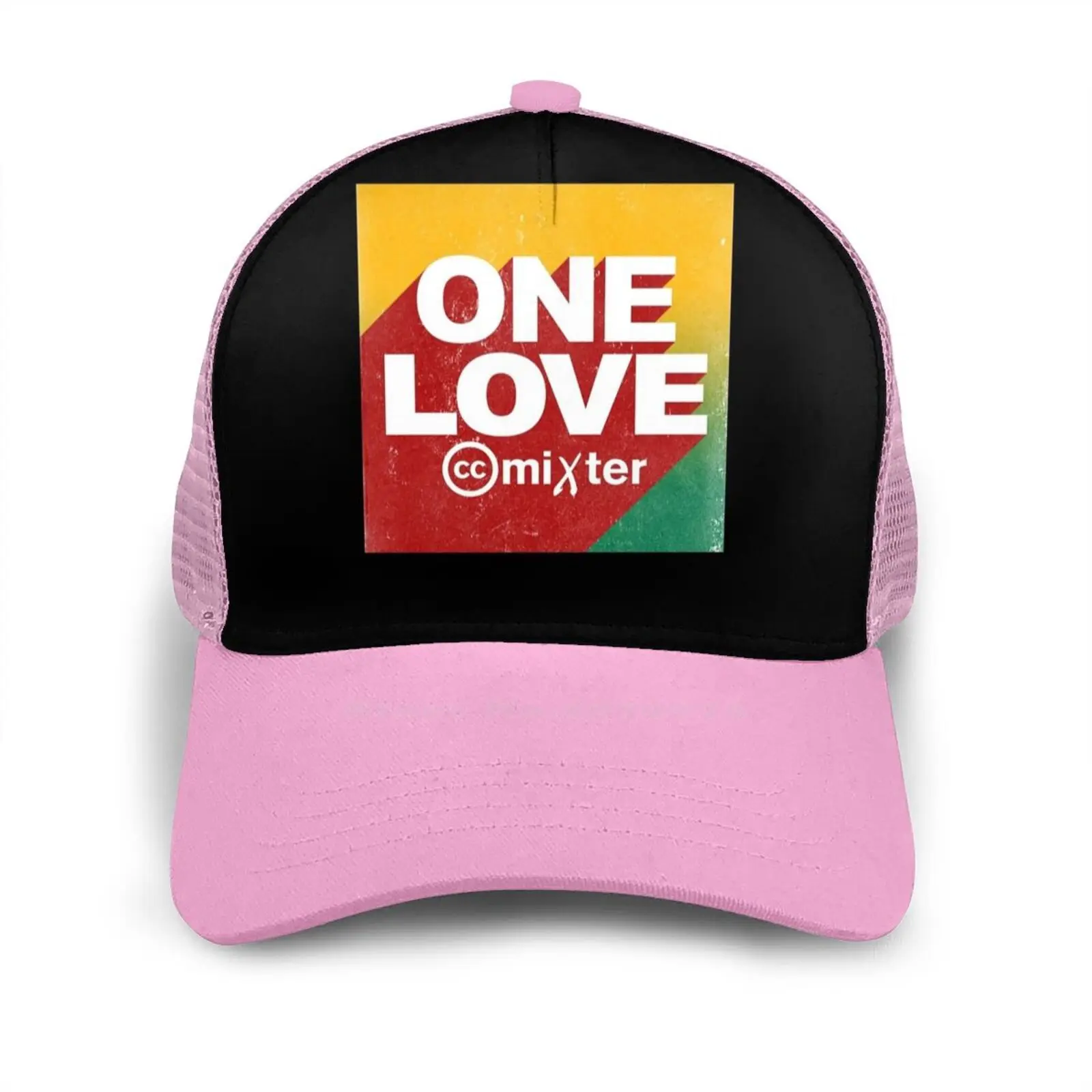 

One Love Ccmixter Curved Edge Mesh Baseball Cap One Love Rasta Reggae Bob Marley Ccmixter Music