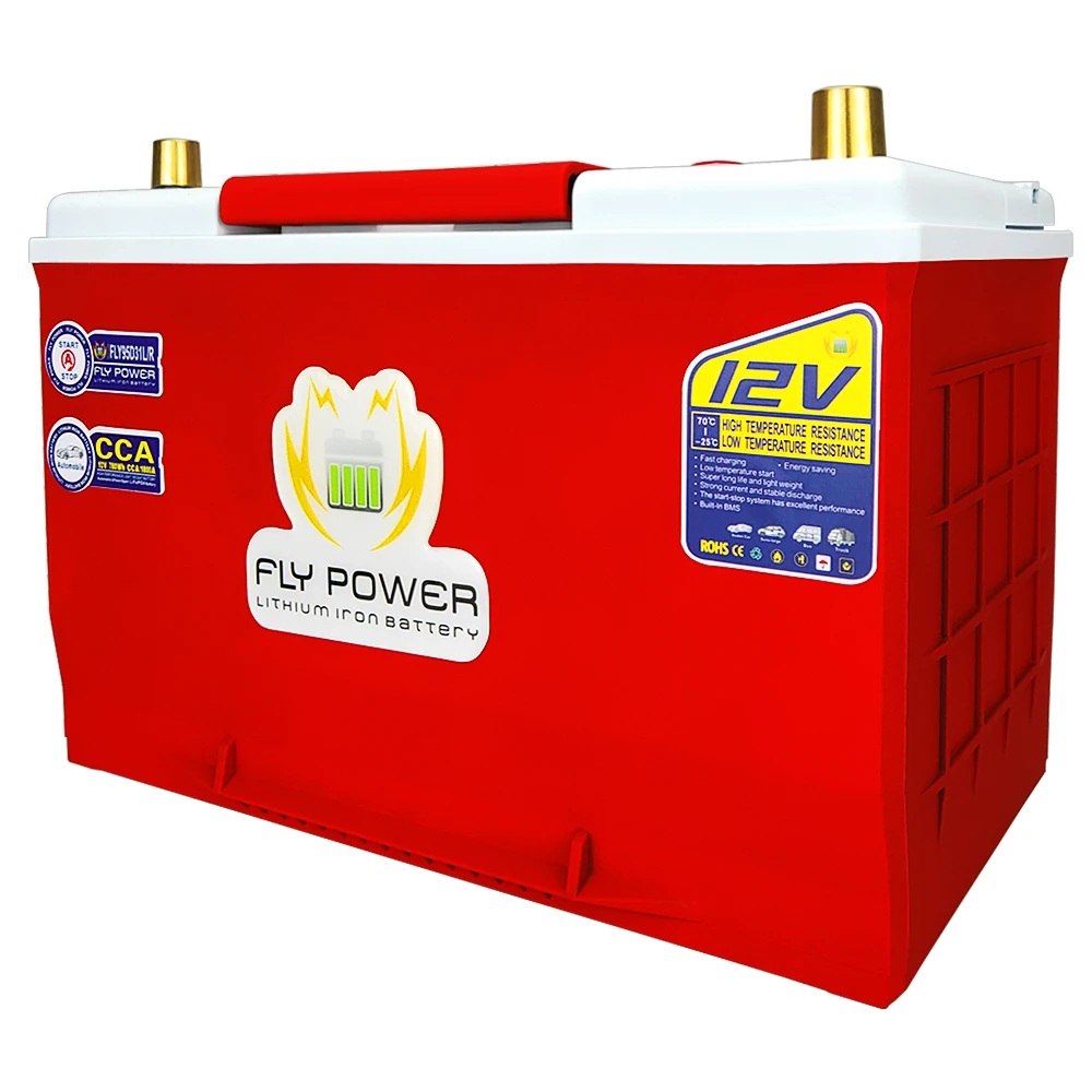 FLY95D31L/R 12В 780Wh CCA1800A Автомобильная литиевая железная батарея с защитой стартера