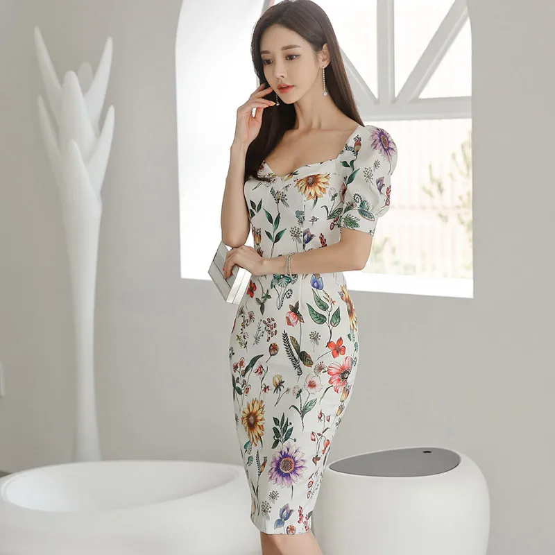 

VICONE printed hip women dress