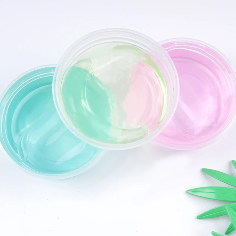 24 шт. прозрачный слизь игрушки клей для страз пушистого шпатлевка облако