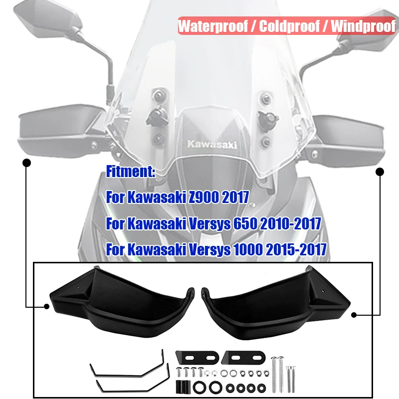 Накладки на лобовое стекло для Kawasaki Z900 Versys 1000 650 2010 2012 2013 2014 2015 2016 2017 | Автомобили и