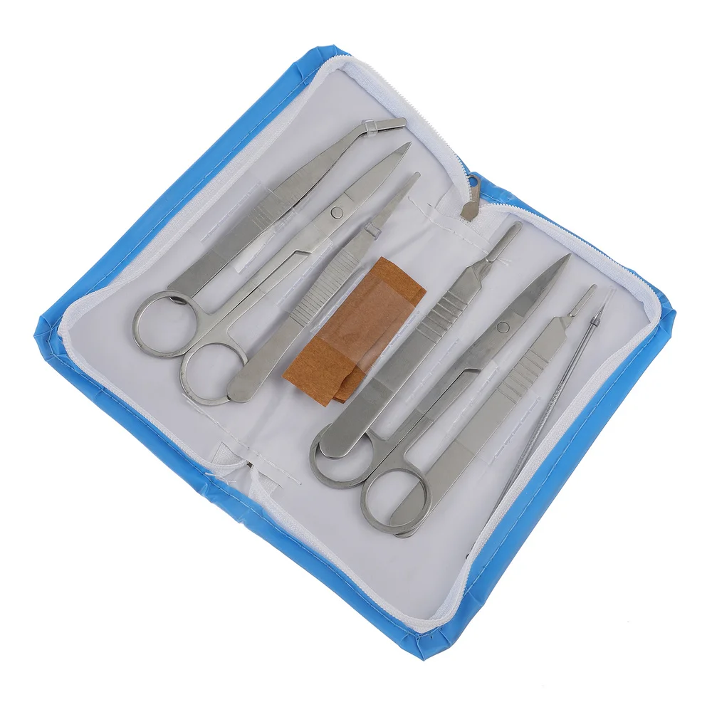 

1 Set of 7 Pcs Metal Laboratory Dissecting Tools Bioexperiment Dissection Tool