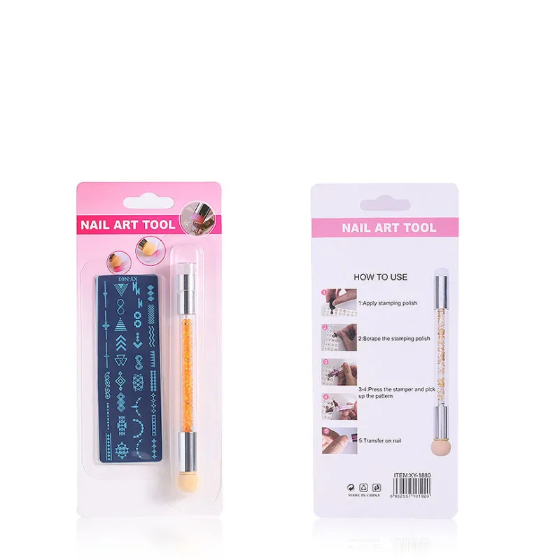 Инструмент для дизайна ногтей кисть пудры Сменная Губка с эффектом омбре