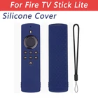 Цветной силиконовый защитный чехол для пульта дистанционного управления Alexa Fire TV Stick Lite, водонепроницаемый пыленепроницаемый чехол для пульта дистанционного управления, новинка 2021