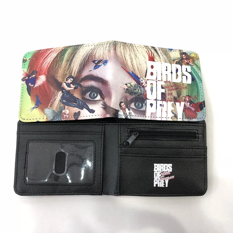Новинка кожаные холщовые кошельки Harley Quinn Женская Повседневная модная короткая