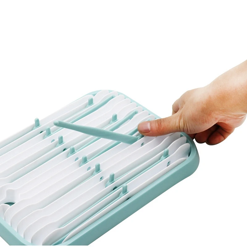 

Bottle Dry Rack Baby Bottle Drain Drying Racks Blue Pink Baby Bottle Cleaning Dryer Drainer Storage Drying Rack