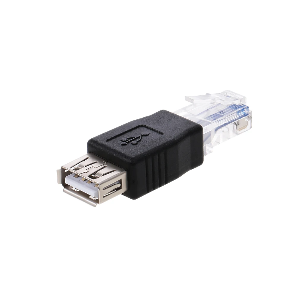 Портативный адаптер USB к RJ45 переходник с гнездом USB2.0 на Ethernet наружной вилкой