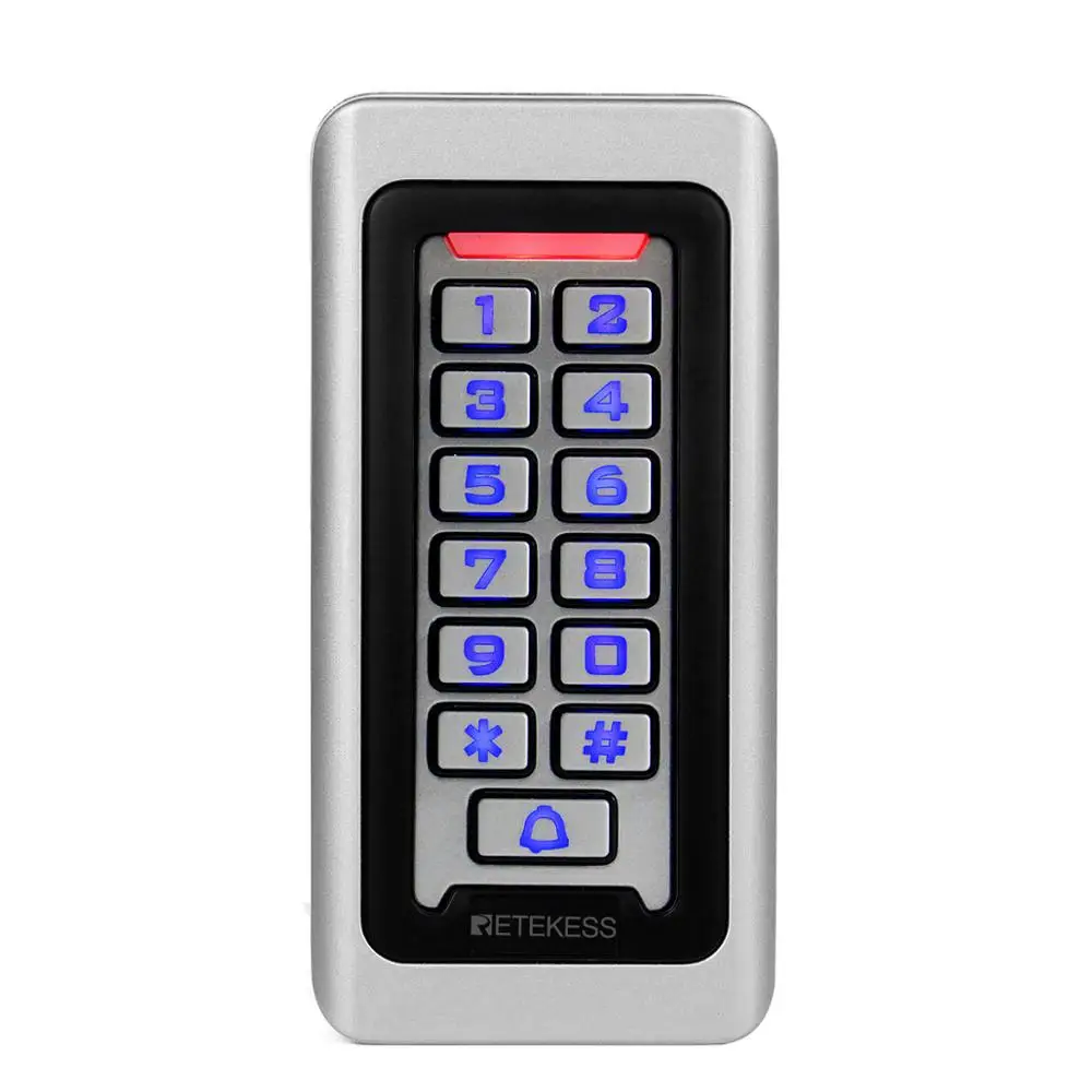Система контроля доступа RFID с клавиатурой RETEKESS 8 шт. Автономная Бесконтактная