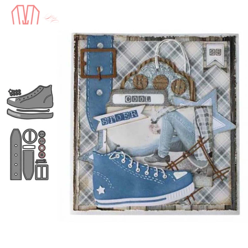 Mai обувь и этикетки трафареты для резки металла сделай сам скрапбукинг