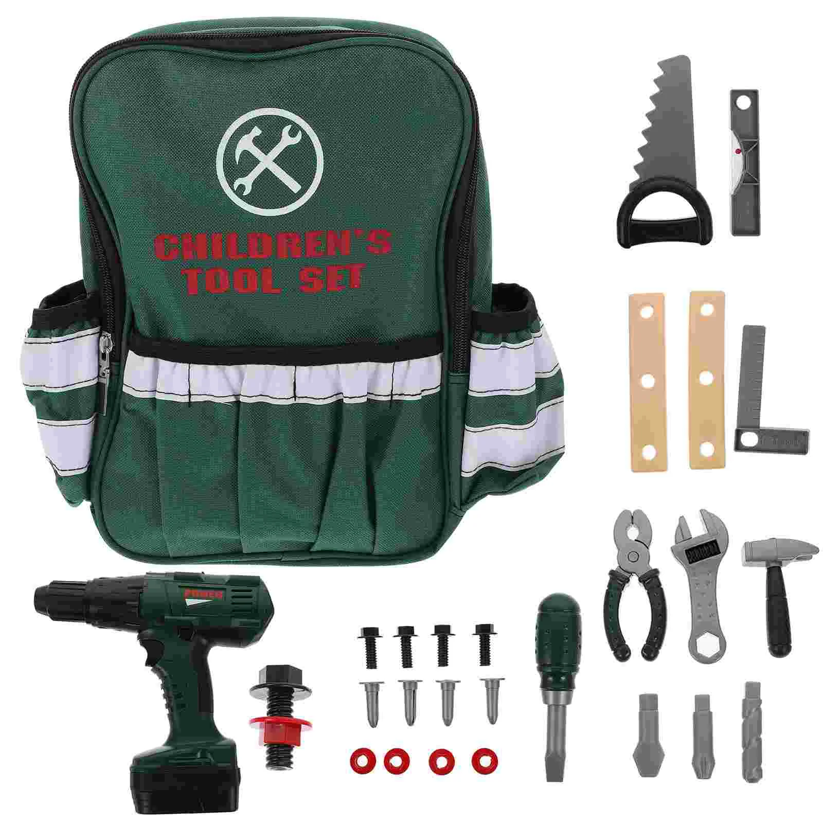 

1 Набор детских игрушек, инструмент для ремонта и моделирования (зеленый)