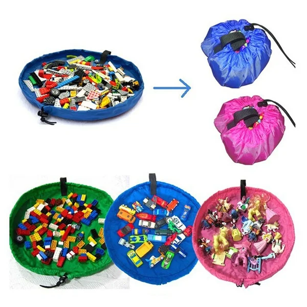 Портативный органайзер для игрушек Lego сумка хранения детская игрушка