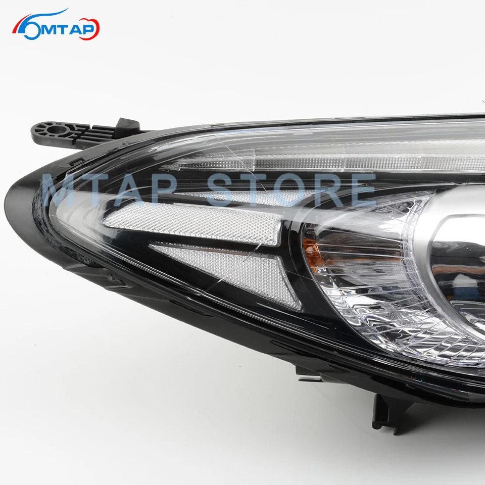 MTAP 2 шт. передний бампер головной светильник Sub-Assy галогенный светодиодный DRL для