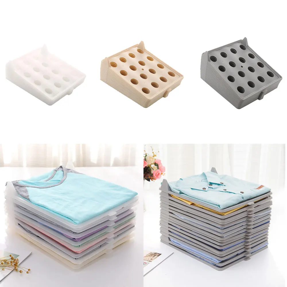 Креативная футболка органайзер для одежды шкаф хранения дорожная система