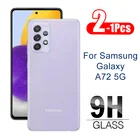 2-1 шт. объектив камеры для защиты от солнца стеклянная пленка для Samsung Galaxy A72 A52 A42 A32 A12 5G 4G мягкая защитная пленка из закаленного стекла на Samsug galax 72 52 42 32 12