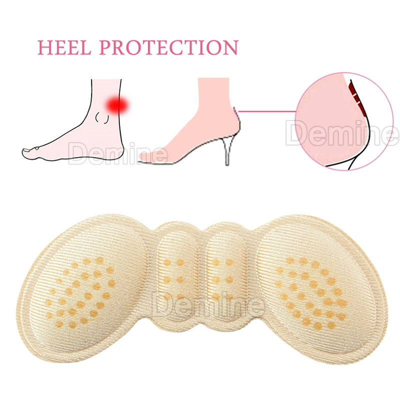 Demine/женские стельки для обуви Защита на высоком каблуке Клейкая наклейка пятку