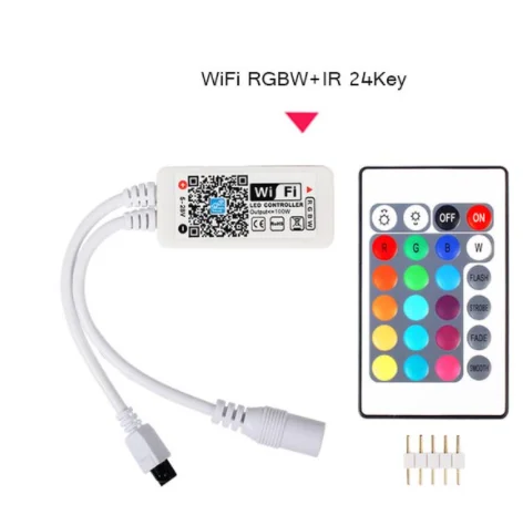 SZRZGT5V 12V 24V светодиодная полоса Bluetooth-совместимая/WIFI RGB / RGBW управление ler Android IOS APP
