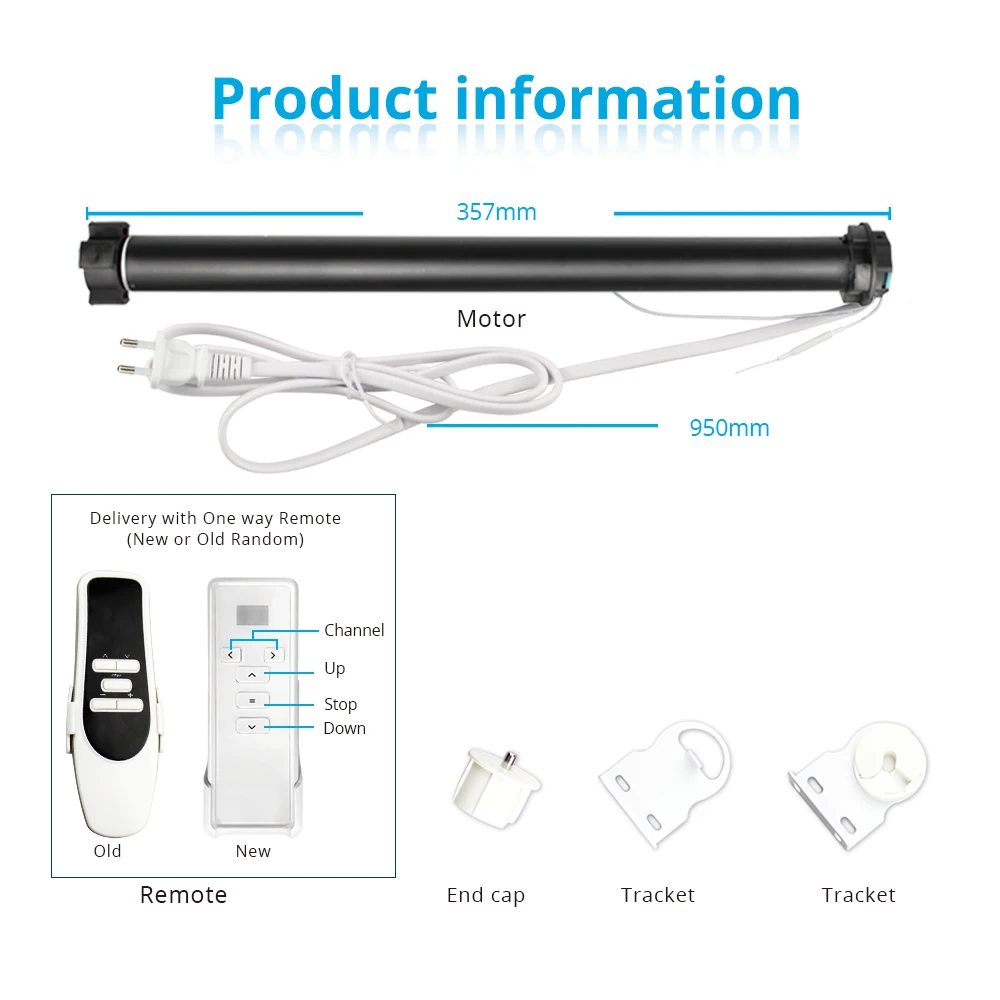 

Tuya Smart Life WiFi Curtain Motor for 36 37mm Tube Alexa Google Home Control for Roller Blind Motorized Shutter Engine