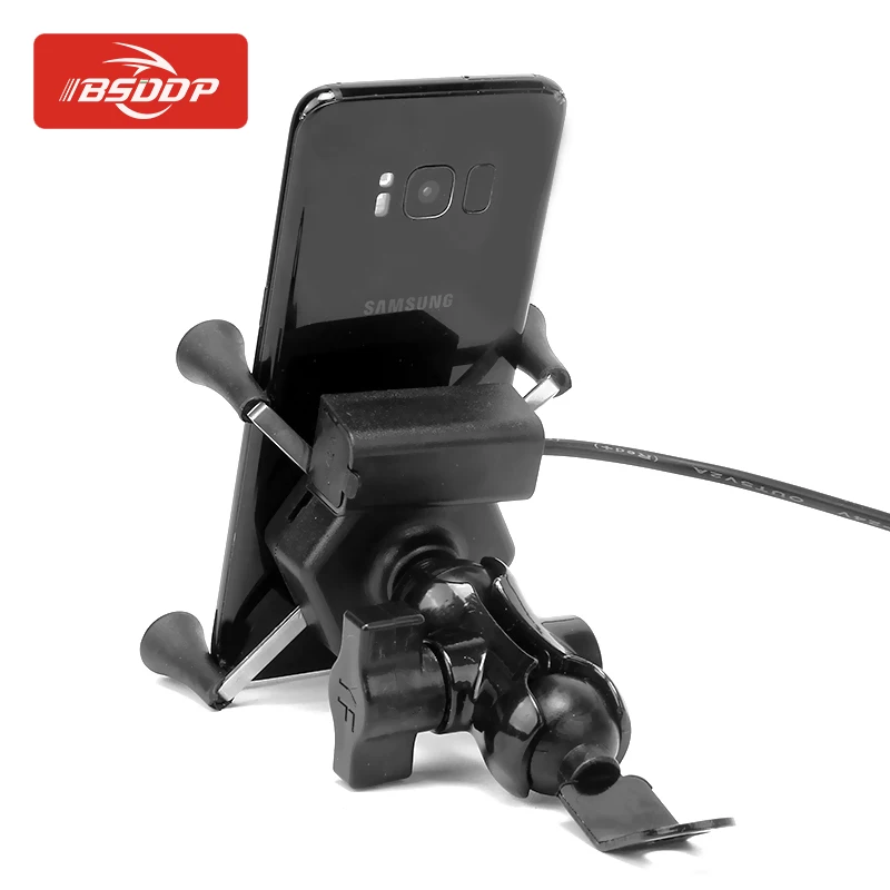 Мотоциклетный держатель для мобильного телефона с usb-разъемом зарядного