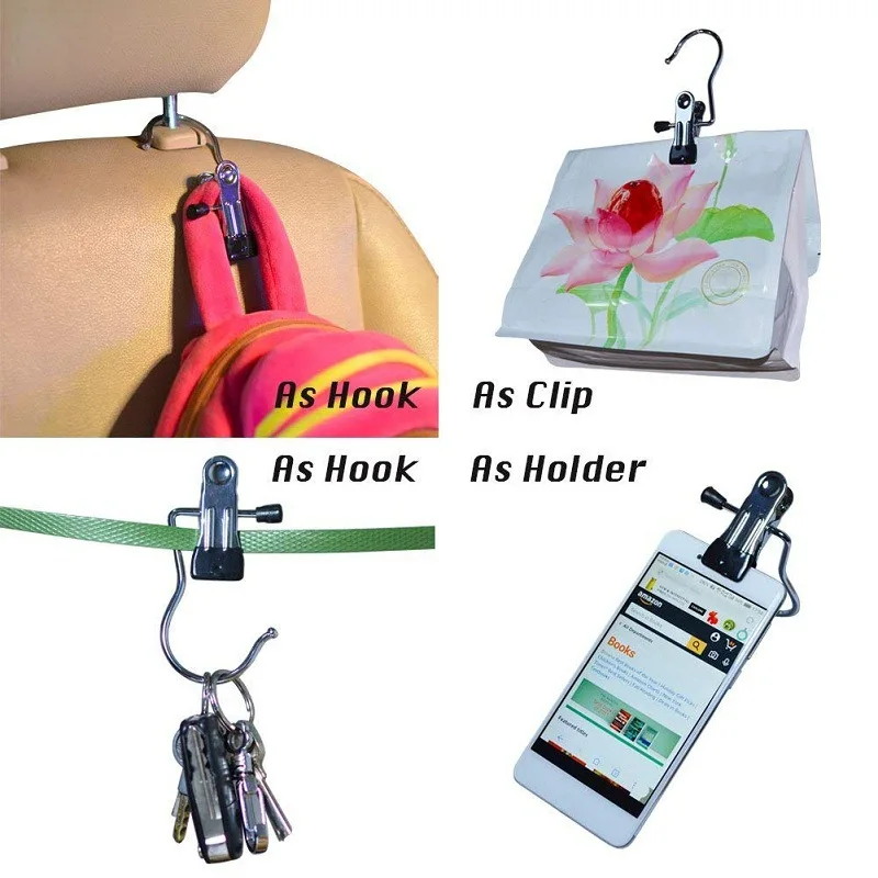 

5/20 Pack Boot Hanger for Closet, Laundry Hooks with Clips, Boot Holder, Hanging Clips, Portable Multifunctional Hangers Single