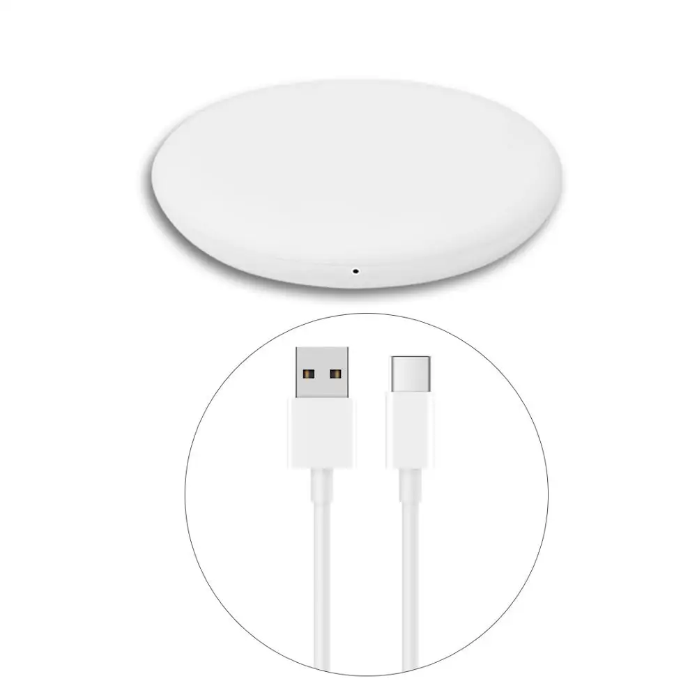 Add Typc-C Cable Новое оригинальное Беспроводное зарядное устройство Xiao mi 20 Вт Max для mi 9(20 Вт) mi X 2 S/3(10 Вт) Qi EPP совместимый мобильный телефон(5 Вт) несколько безопасный - Тип штекера: Add Typc-C Cable