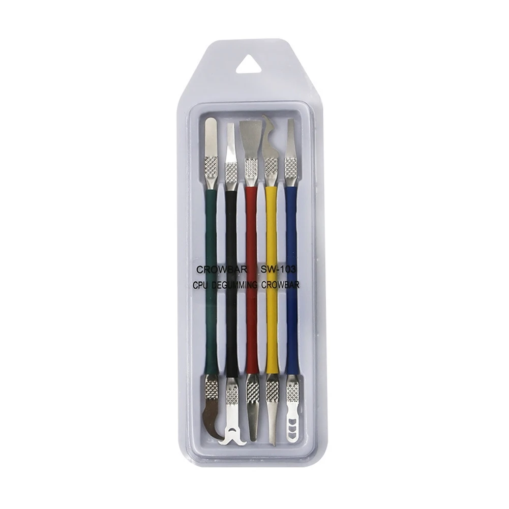 5 Pcs Chip Repair Knife Thin Blade Tool CPU Metal Pry Remover Motherboard Hand Tools Set for Phone Computer | Инструменты