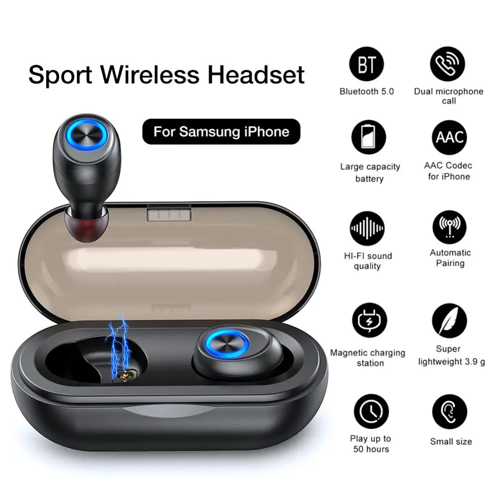 Для ANOMOIBUDS IP010 A TWS 5 0 Bluetooth Наушники Hi Fi 3D стерео беспроводные наушники с глубоким