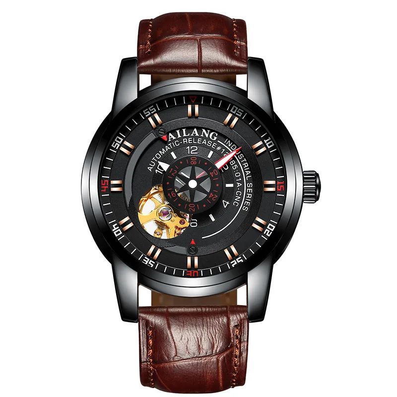 

Hollow automatic mechanical watch men's watch business men's watch
