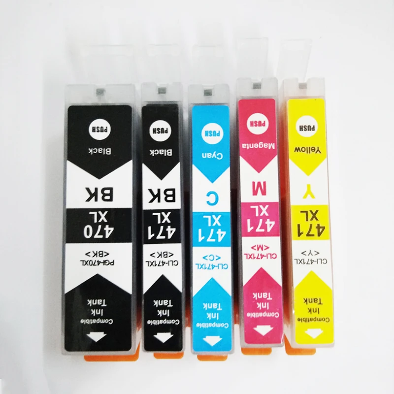 vilaxh PGI-470 CLI-471 PGI470 Ink Cartridge For Canon PGI 470 CLI471 Pixma MG5740 MG6840 MG7740 TS5040 TS6040 Printer | Компьютеры и