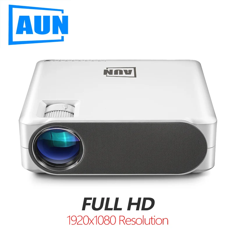 Full HD 1080P AUN AKEY6 Pro мини светодиодный проектор для кинотеатра Android WIFI 4K видео