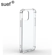 Clear Transparent Hard PC 1.5mm Acrylic Phone Case For iPhone 13 12 11Pro Max Mini X Xs Max Xr 7/8 Plus Bumper Frame Shockproof