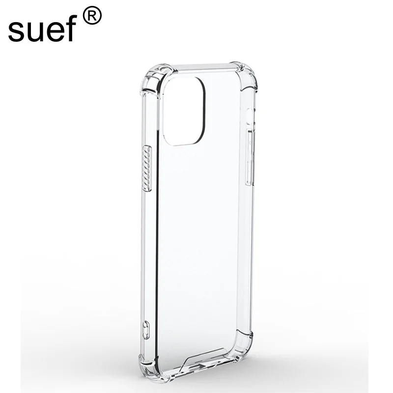 Прозрачный гибридный жесткий поликарбонатный акриловый чехол suef 1 5 мм мягкая