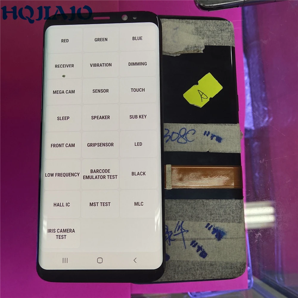 

Зеленая точка в середине для SAMSUNG Galaxy S8 G950 G950F ЖК-дисплей S8 плюс G955 G955F ЖК-дисплей сенсорный экран дигитайзер