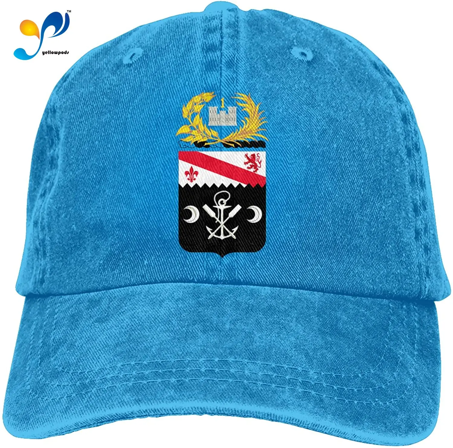 

1st Engineer Battalion (United States) Sandwich Cap Denim Hats Baseball Cap Adult Cowboy Hat