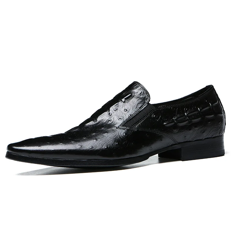 

Mens Shoes Leather Brand Genuine Leather Oxford Shoes For Men Luxury Dress Shoes Slip On Wedding Shoes Leather Brogues Size 46