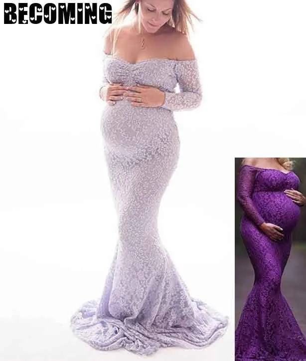 Кружевное платье для беременных фотосъемки фотосъемка длинное кружевное