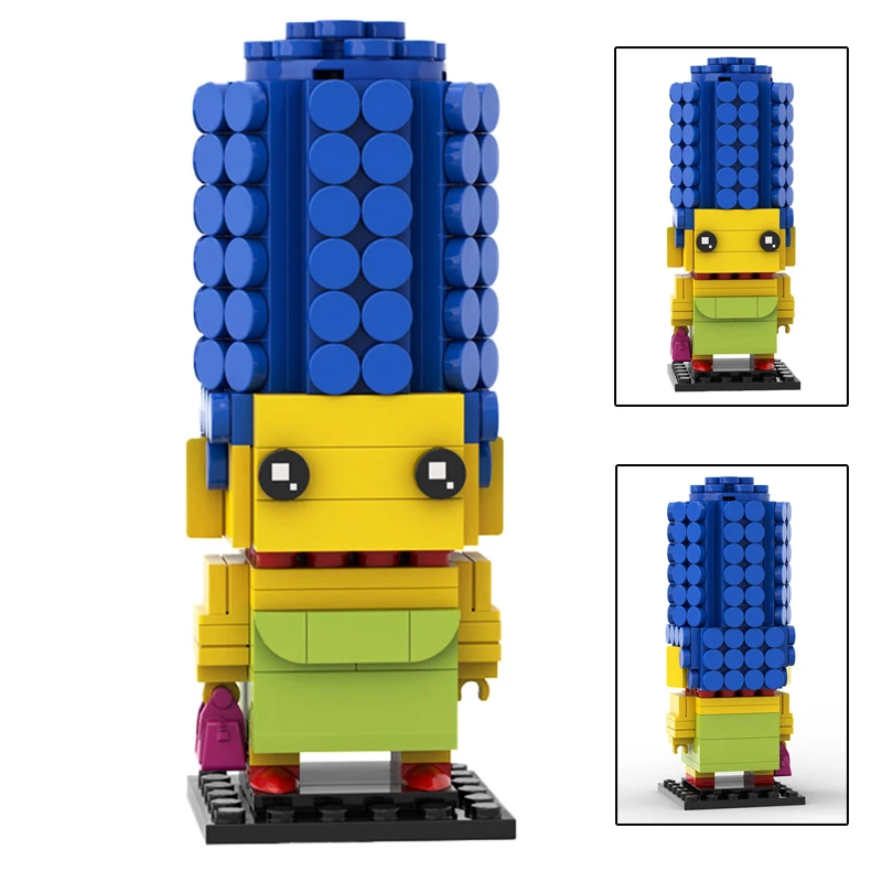 Классический мультфильм Аниме фигурки за мергед Brickheadz здание Мпц блоки DIY Декор