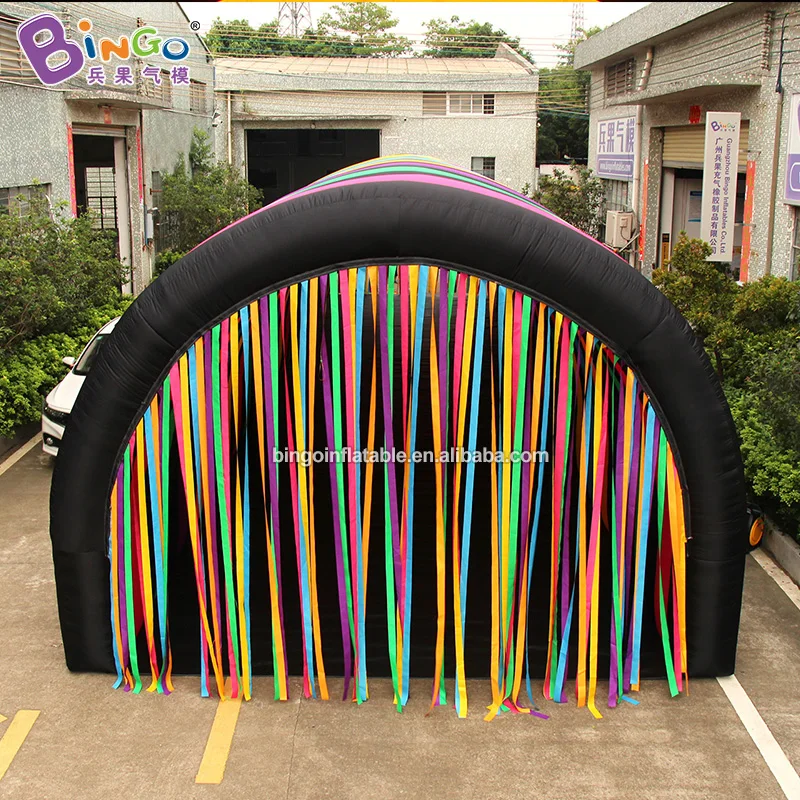 Verkauf Personalisierte 20x 5x 3,5 Meter Aufblasbare Bunte Tunnel Zelt Für Outdoor/Riesen Blow-up Event Kanal-BG-T0242
