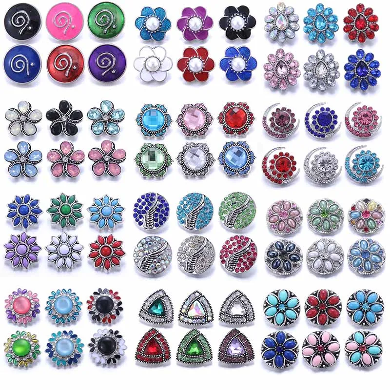 Оптовая продажа 10 шт./лот 18 мм застежки для ювелирных изделий разных стилей