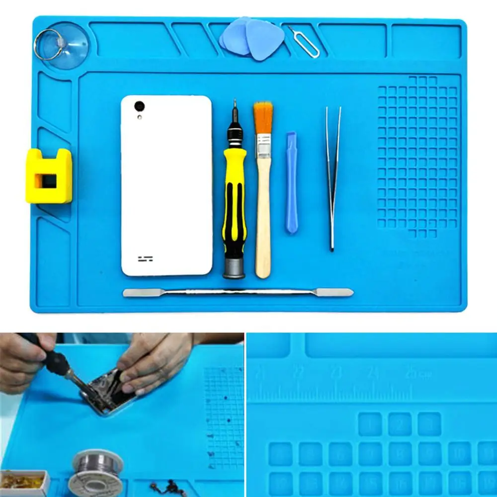 Теплоизоляционная паяльная станция Термостойкий рабочий коврик |