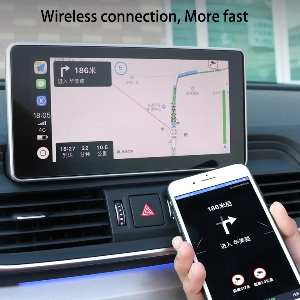 Проводной USB ключ для Apple CarPlay подключи и играй Bluetooth Wi-Fi автомобиля | Автомобили