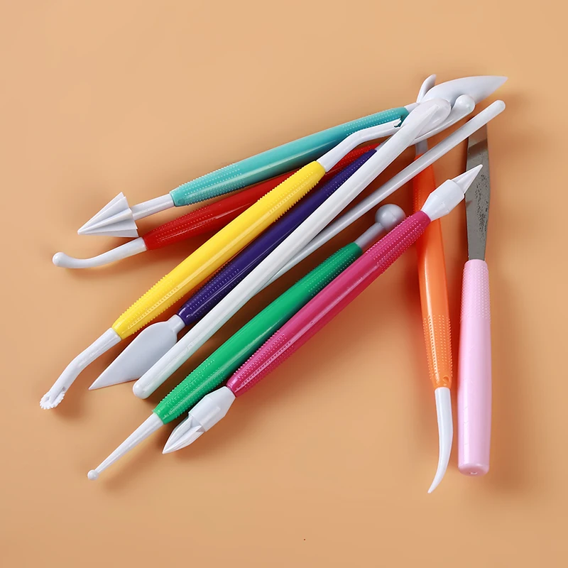 10 шт./компл. Пластик глины Набор для лепки Воск Резьба Керамика инструменты