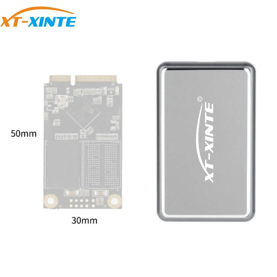 Мини mSATA Type C SSD корпус M.2 M Key USB3.1 6 Гбит/с высокоскоростной USB жесткий диск чехол