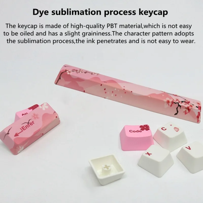 

104 Keys PBT Dye Sublimation Keycaps For Mechanical Gamer Keyboard OEM Altitude For Cherry/IKBC