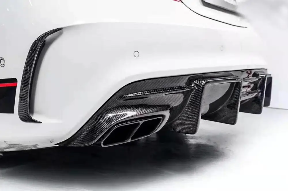 Задний диффузор для спойлера из углеродного волокна Benz CLA Class W117 CLA200 CLA250 CLA260 CLA45