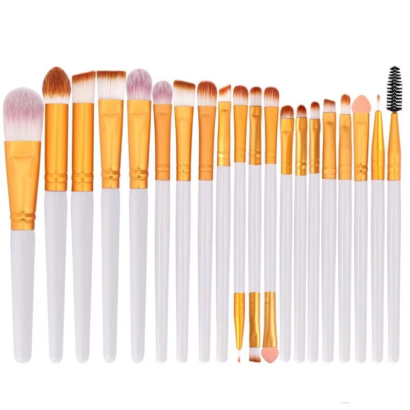 

Professional Foundation Powder Eye Shadow Portable 20pcs Makeup Brush Set Beauty Tools Blending Brush Makeup Brush Set Kit