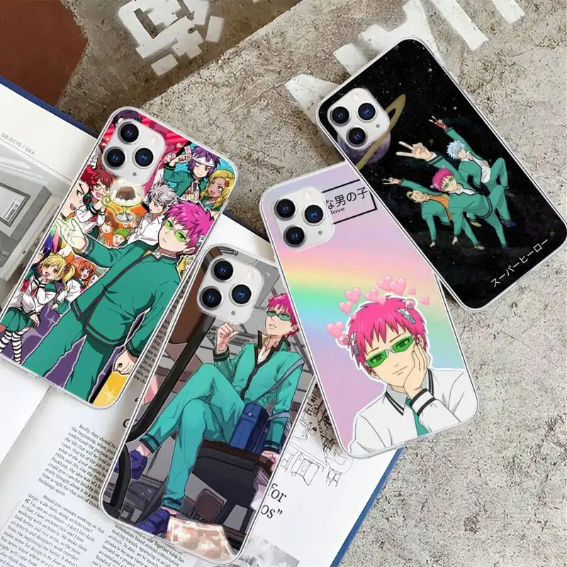 

The Disastrous Life Of Saiki K Transparent Phone Cover Case For Huawei P20 P40 Lite P30 Pro P Smart 2019 Honor 10 10i 20 Lite
