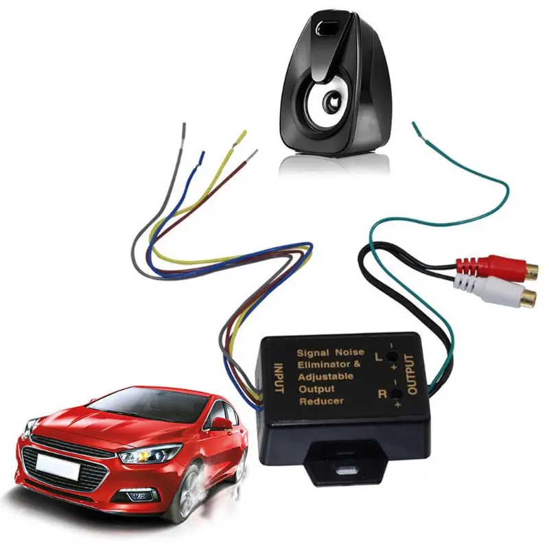 

2020 Car Amplifier Bass High Frequency to Low Frequency Converter RCA Level Control