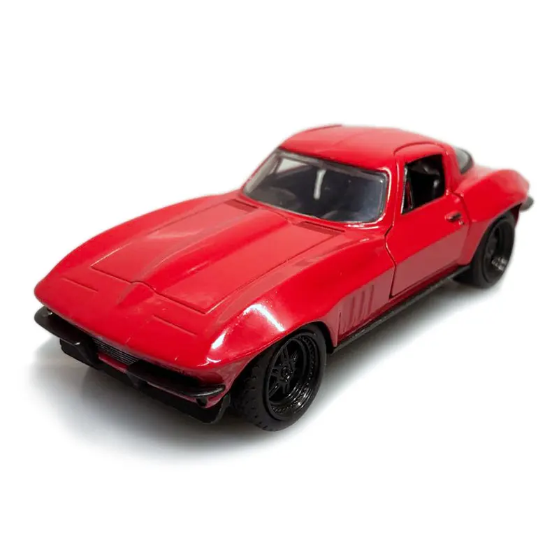 Chevy Corvette JADA 1/32 масштабная модель автомобиля игрушки 1961 CHEVY IMPALA литая металлическая модель автомобиля игрушка для подарка/детей/коллекции - Цвет: Chevy Corvette