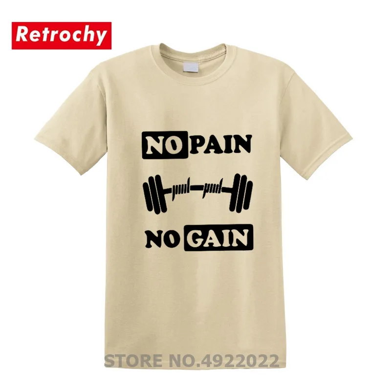 Футболка без боли усиления для тяжелой атлетики тренажерного зала бодибилдинга