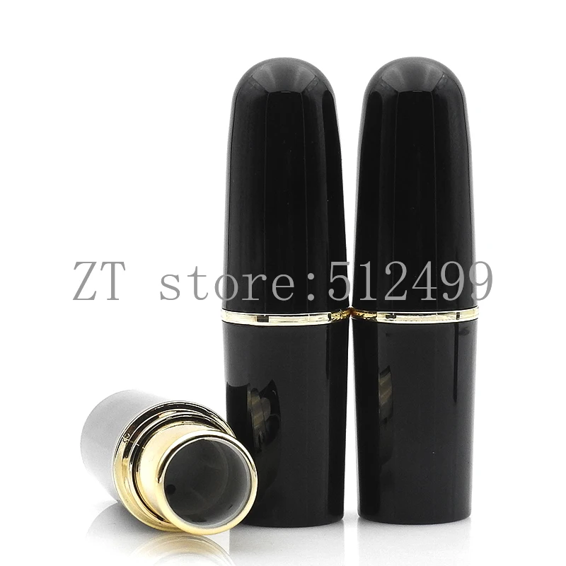 

10/20/50/100pcs/lot 12.1mm Empty Bullet Lipstick Tube Black Lip Balm Container Lip Rough/Gloss Pipe Shell Chapstick Cosmetic DIY